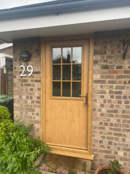 New Oak Composite Door 000